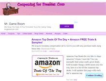 Tablet Screenshot of couponingforfreebies.com